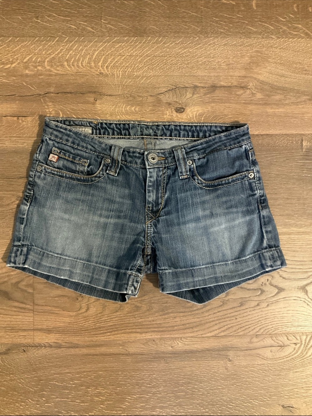 Big Star Maddie low rise Denim Shorts, 27